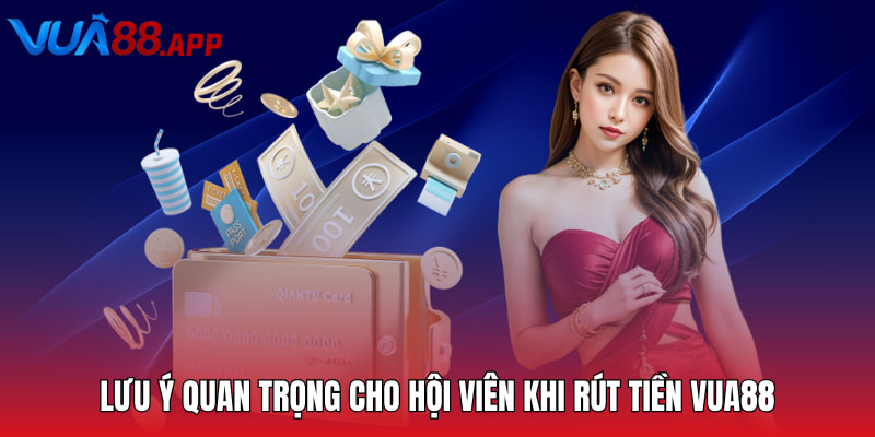 Rút Tiền Vua88 - Quy Trình Giao Dịch Chi Tiết Cần Nắm 4 Lưu ý quan trọng cho hội viên khi rút tiền Vua88