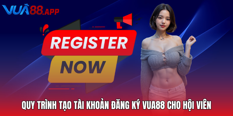 Quy trình tạo tài khoản đăng ký VUA88 cho hội viên