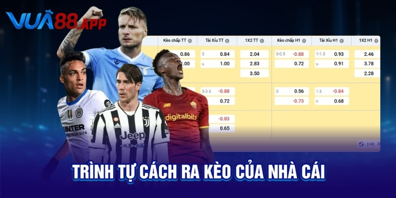 Trình tự cách ra kèo của nhà cái