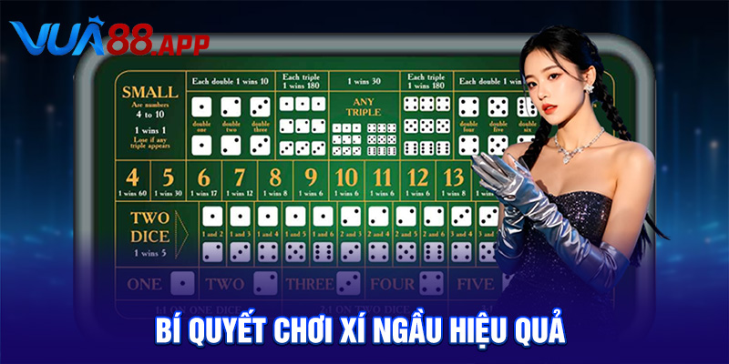 Bí quyết chơi xí ngầu hiệu quả 