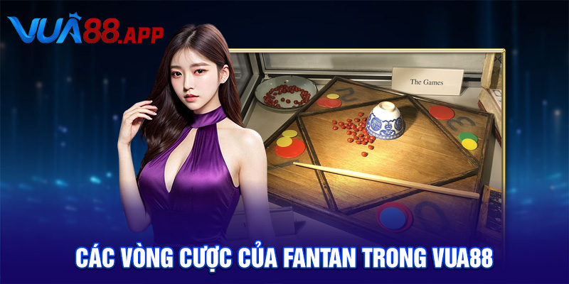 Các vòng cược của fantan trong VUA88