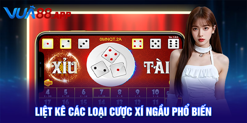 Liệt kê các loại cược xí ngầu phổ biến