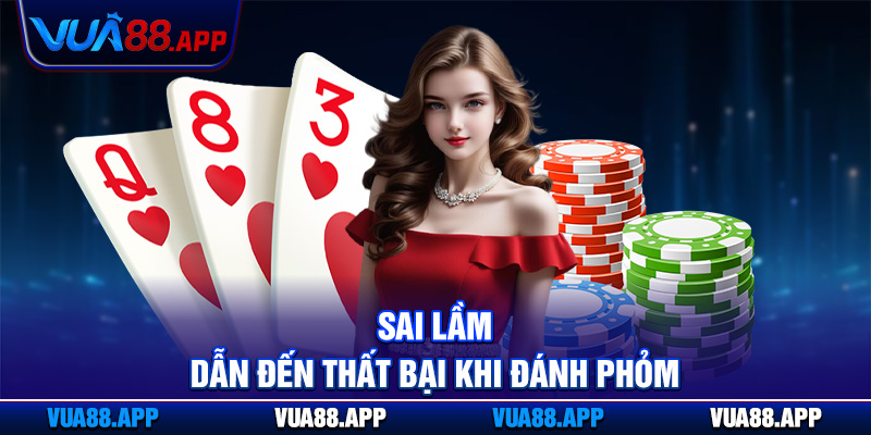 Bài Phỏm Vua88 - Hướng Dẫn Luật Chơi Và Chiến Thuật Cược 5 Sai lầm dẫn đến thất bại khi đánh phỏm